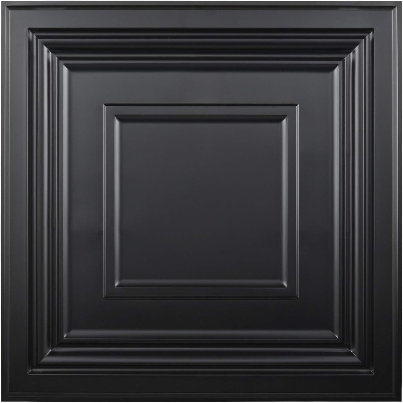 Art3d 19.7" x 19.7" (Pack Of 12) Wall Panel Stripes , Black