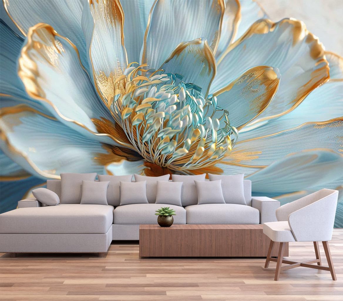 Sunshine Forest Mural Wallpaper Landscape Tree Wallpaper Large Nature Scenery Wall Mural for Living Room (not self-Adhesive)