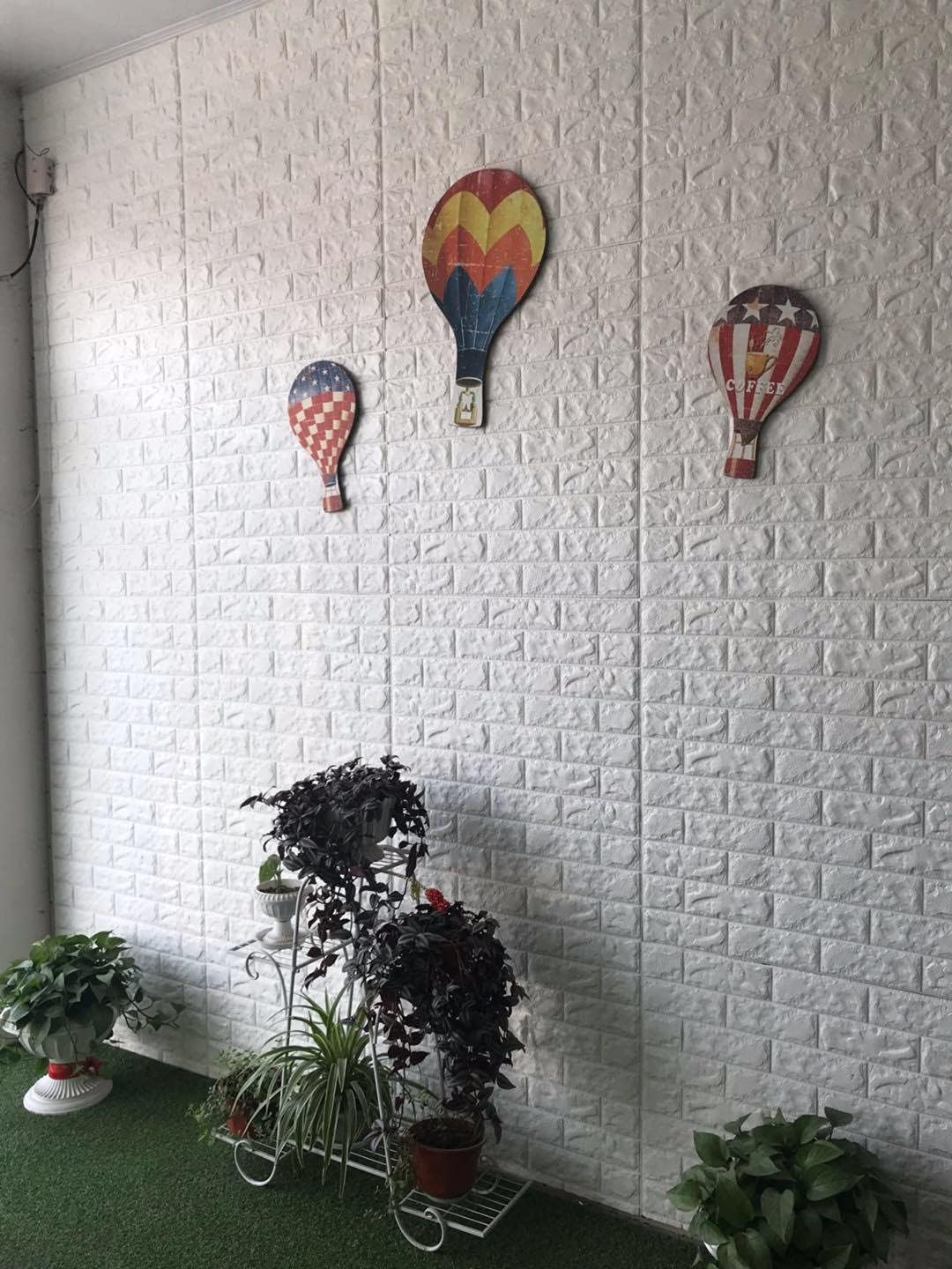 Art3d 11-Pack Peel and Stick 3D Wall Panels for Interior Wall Decor, White Brick Wallpaper, Covers 64 Sq.Ft