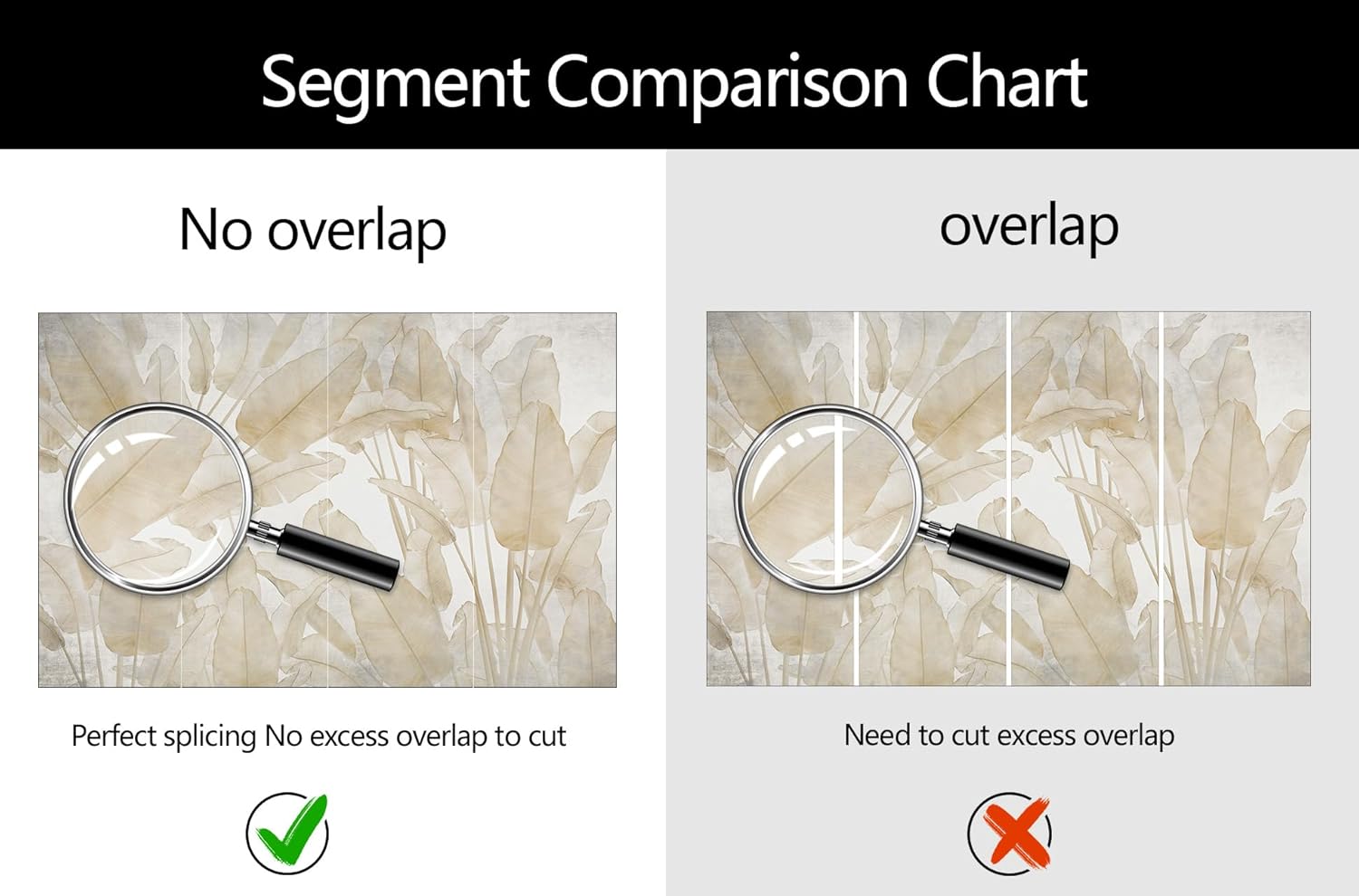 WFBHUA-Beige Banana Leaf Wallpaper Peel and Stick Tropical Self-Adhesive Wall Mural for Living Room Bedroom 82"x57"